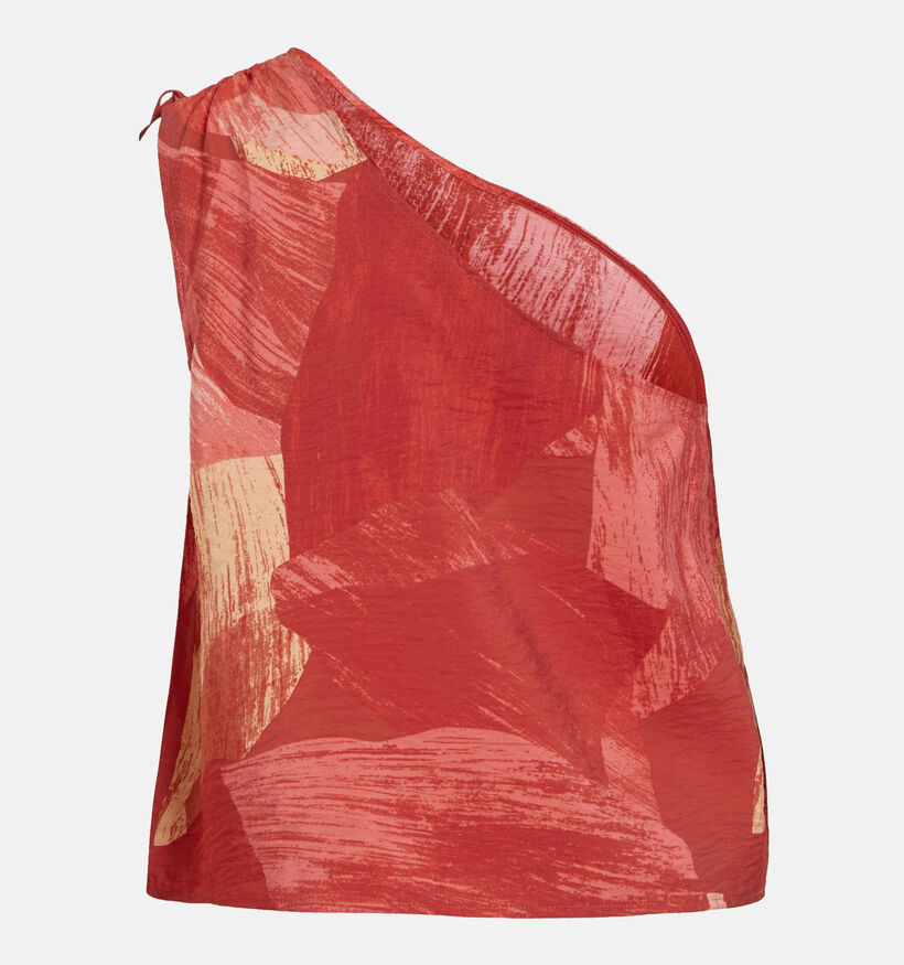 Vila Dolira Rode One Shoulder Top voor dames (357192)