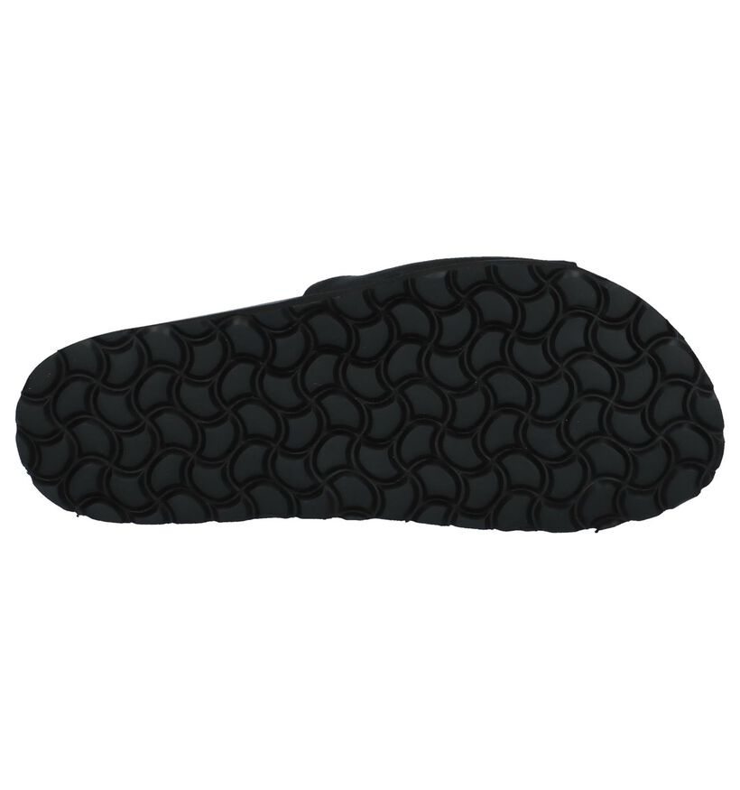 Humat Claquettes de piscine en Noir en textile (221377)