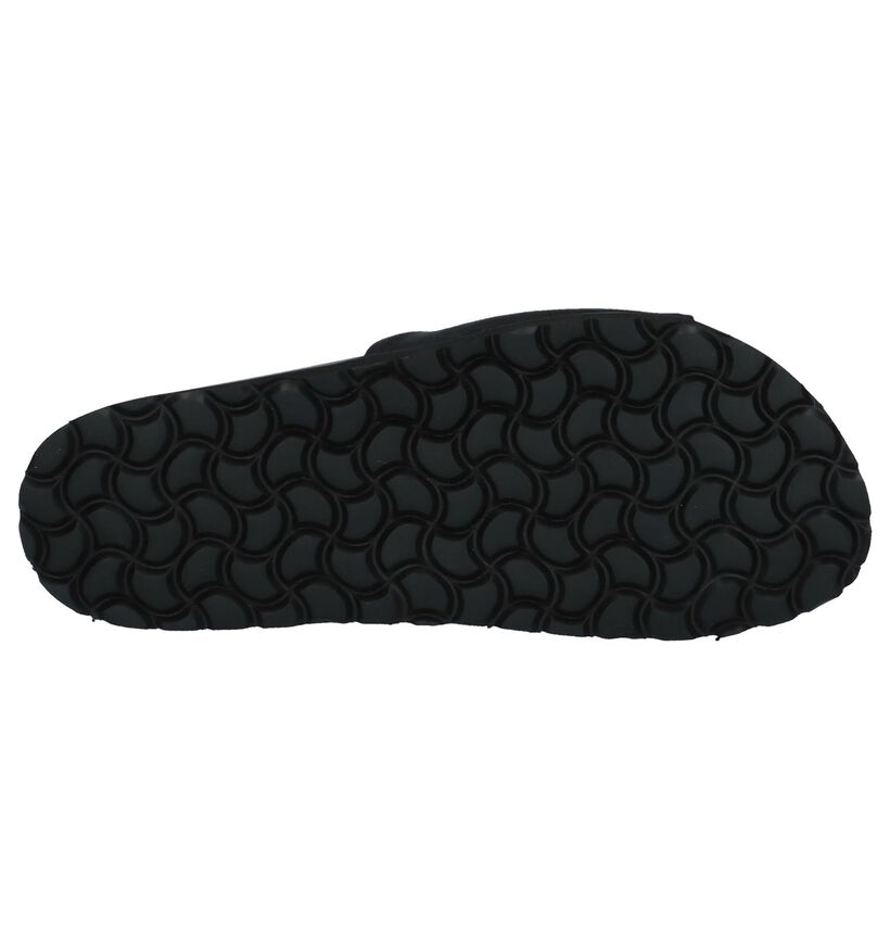 Sportieve Slippers Zwart Humat Berta Bancor in stof (221377)