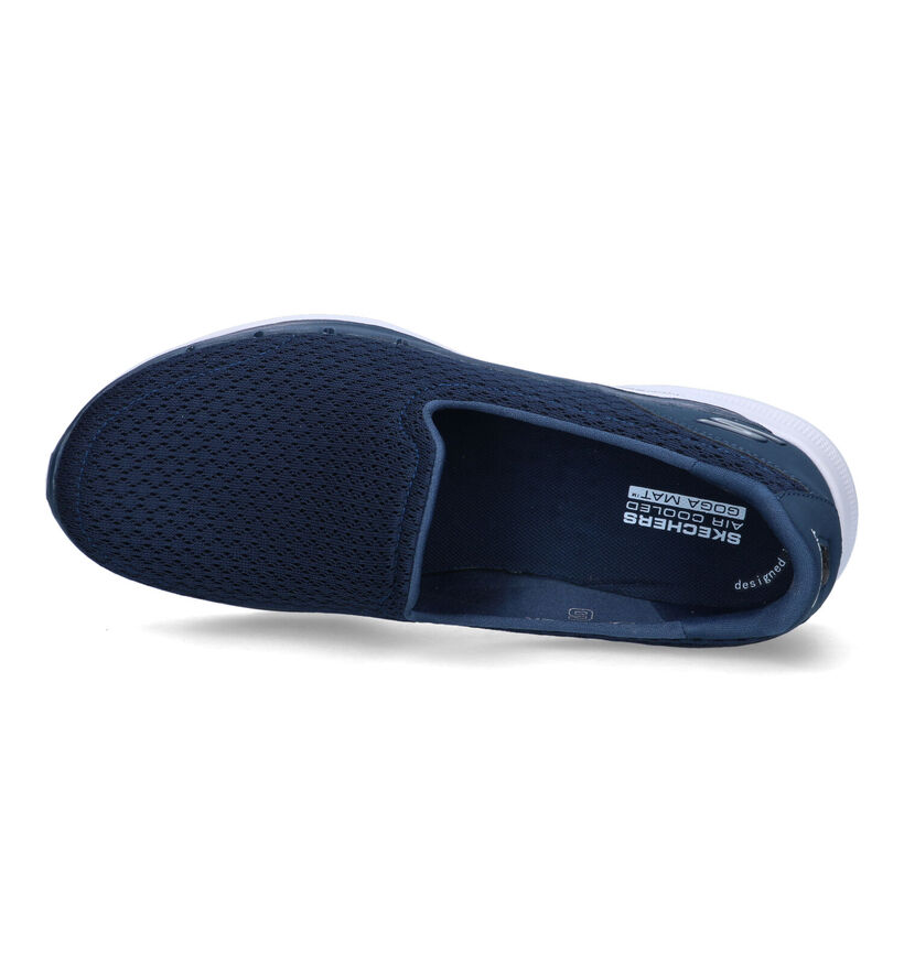 Skechers Go Walk 6 Blauwe Instappers voor dames (305301)