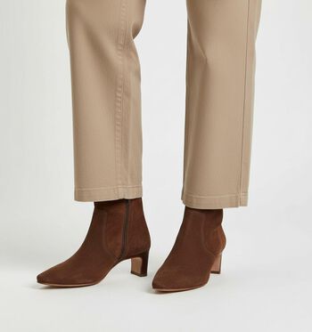 Laurent David Bottines Marron