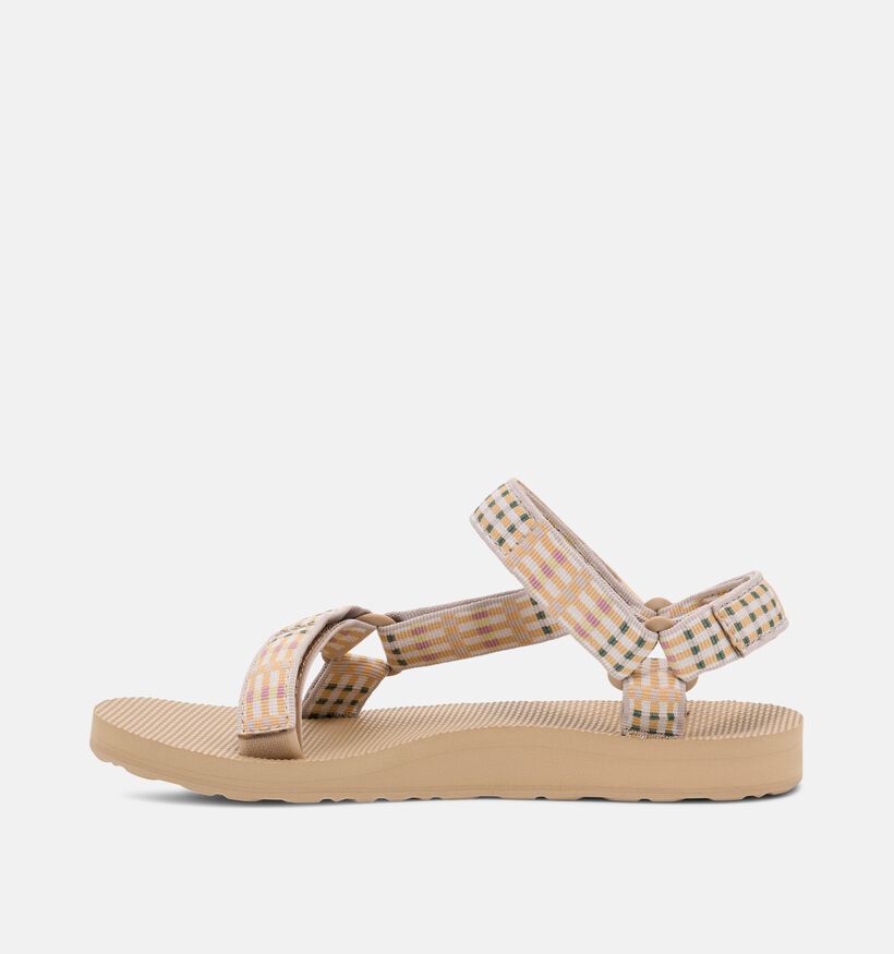 Teva Original Universal Sandales plates en Taupe pour femmes (354697)