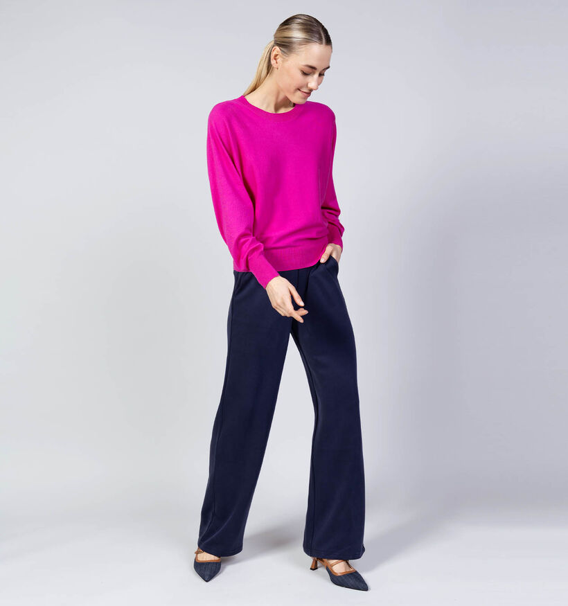 Minus Dana Bat Sleeve Fuchsia Trui voor dames (366700)