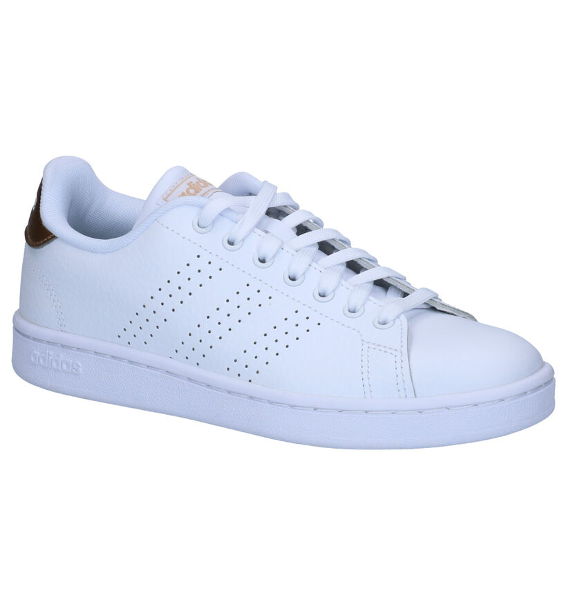 adidas Advantage Witte Sneakers in kunstleer (284790)