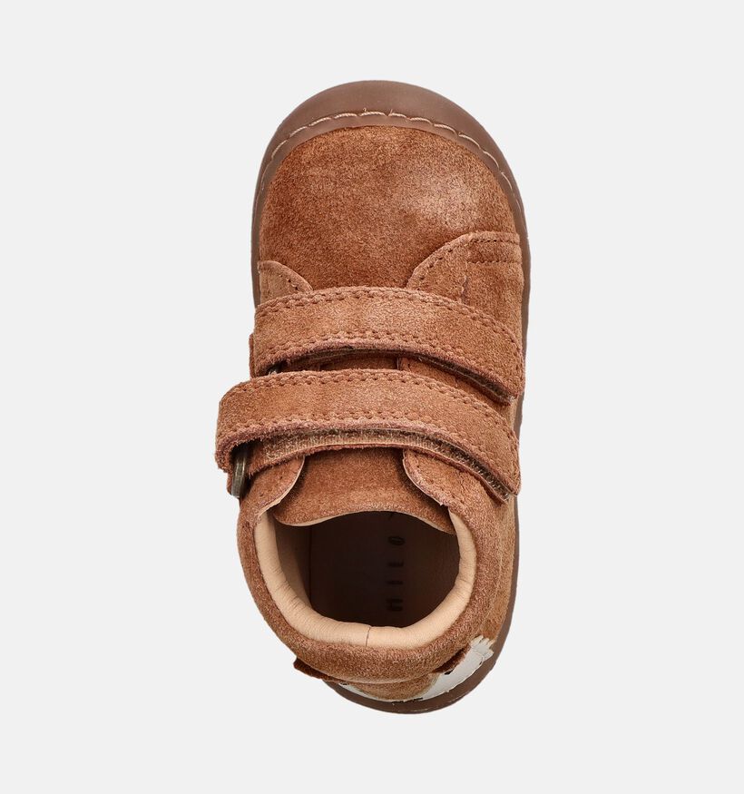 Milo & Mila Baskets montantes en Cognac pour filles (379058)