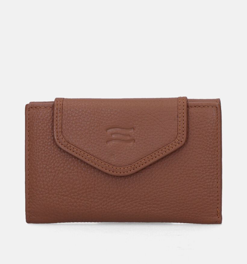 Crinkles Zwarte Overslagportemonnee voor dames (358514)