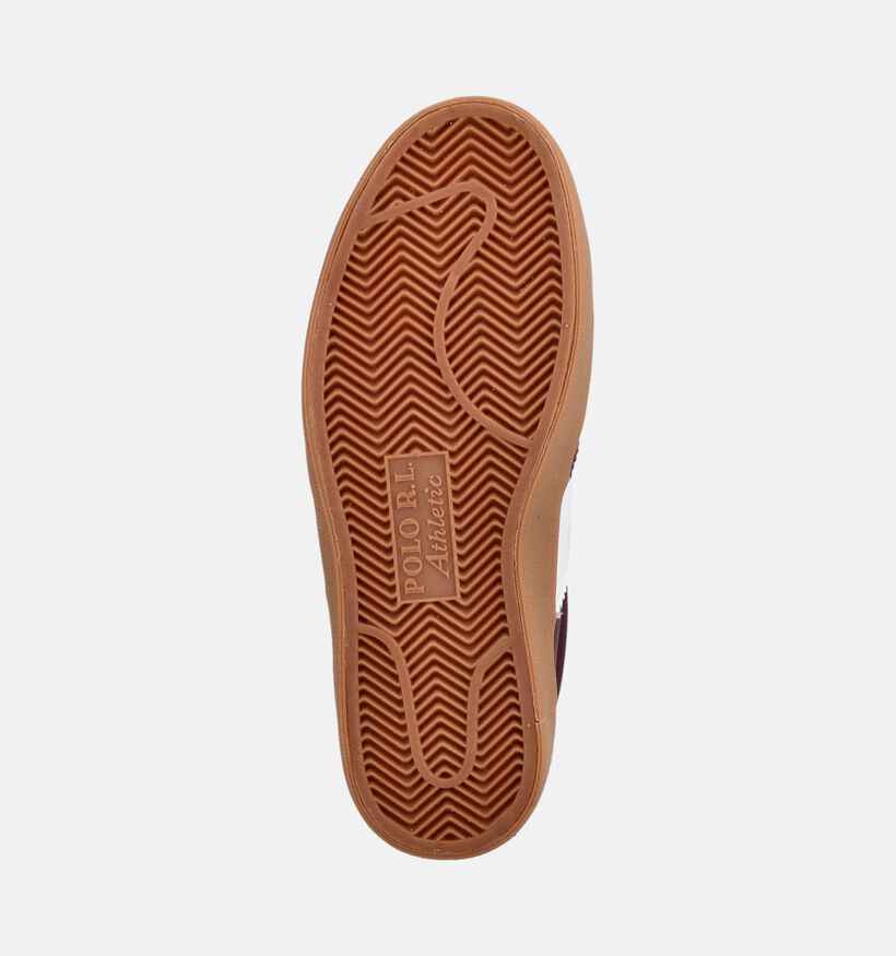 Polo Ralph Lauren Court Bordeaux Sneakers voor dames (377214) - geschikt voor steunzolen