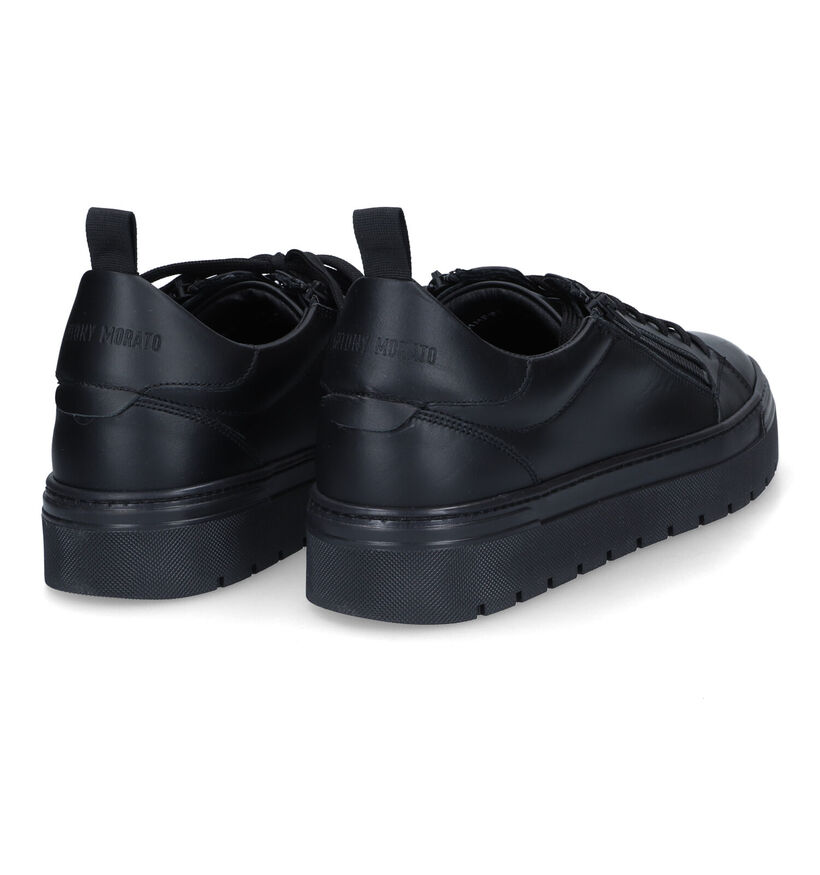 Antony Morato Zwarte Veterschoenen in leer (315643)