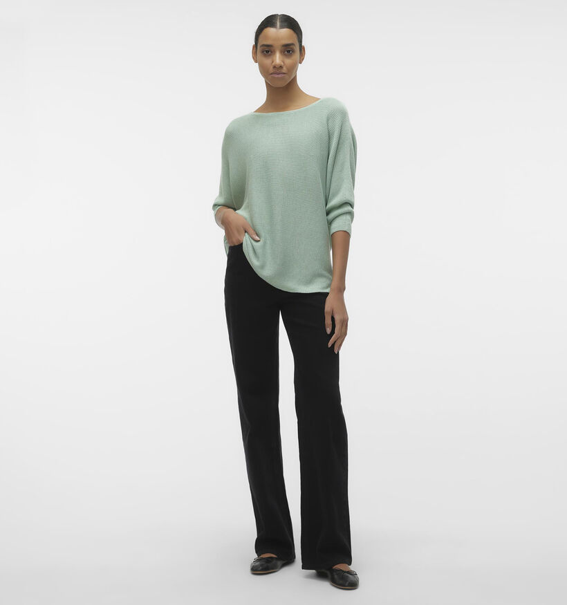 Vero Moda Nora Pull en Vert pour femmes (345591)