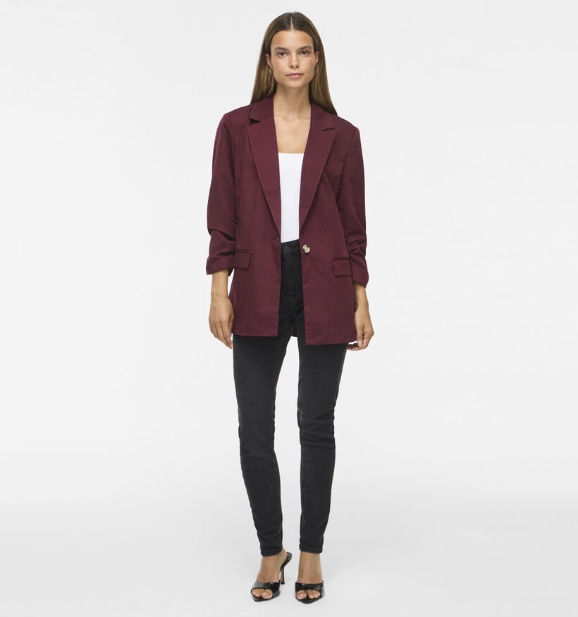 Vila Tilde Blazer en Bordeaux pour femmes (378471)