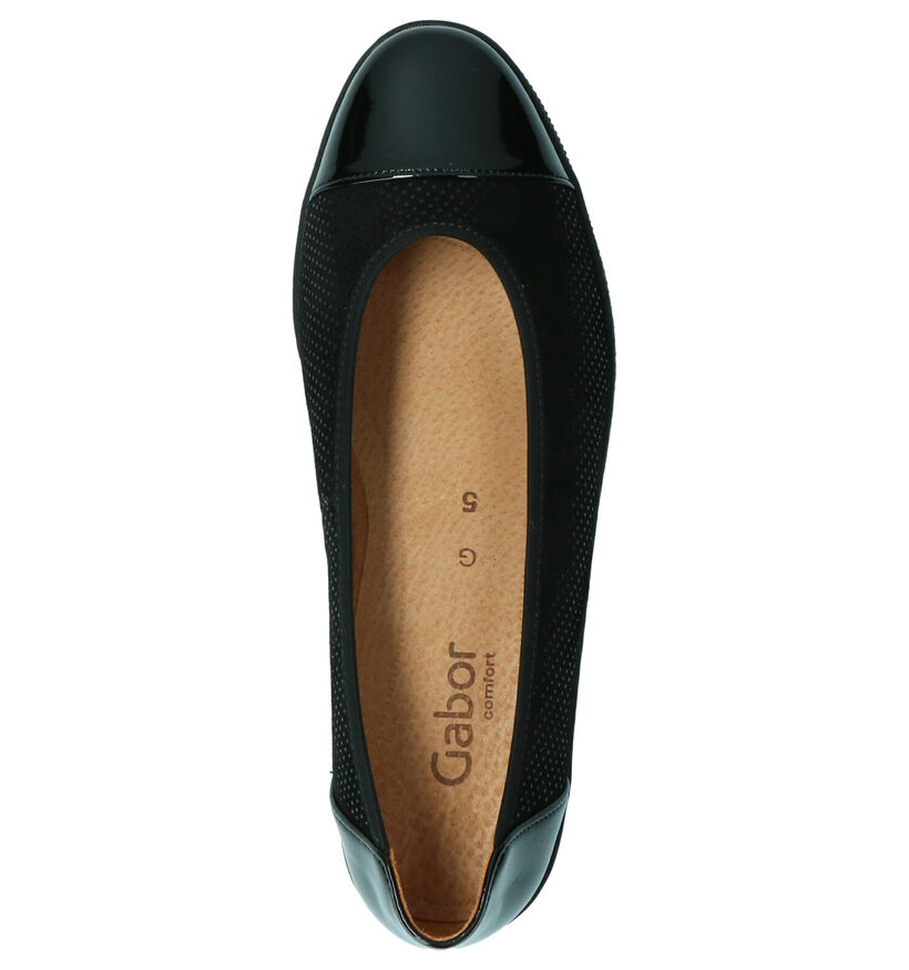 Gabor Comfort Ballerines en Noir en simili cuir (260047)