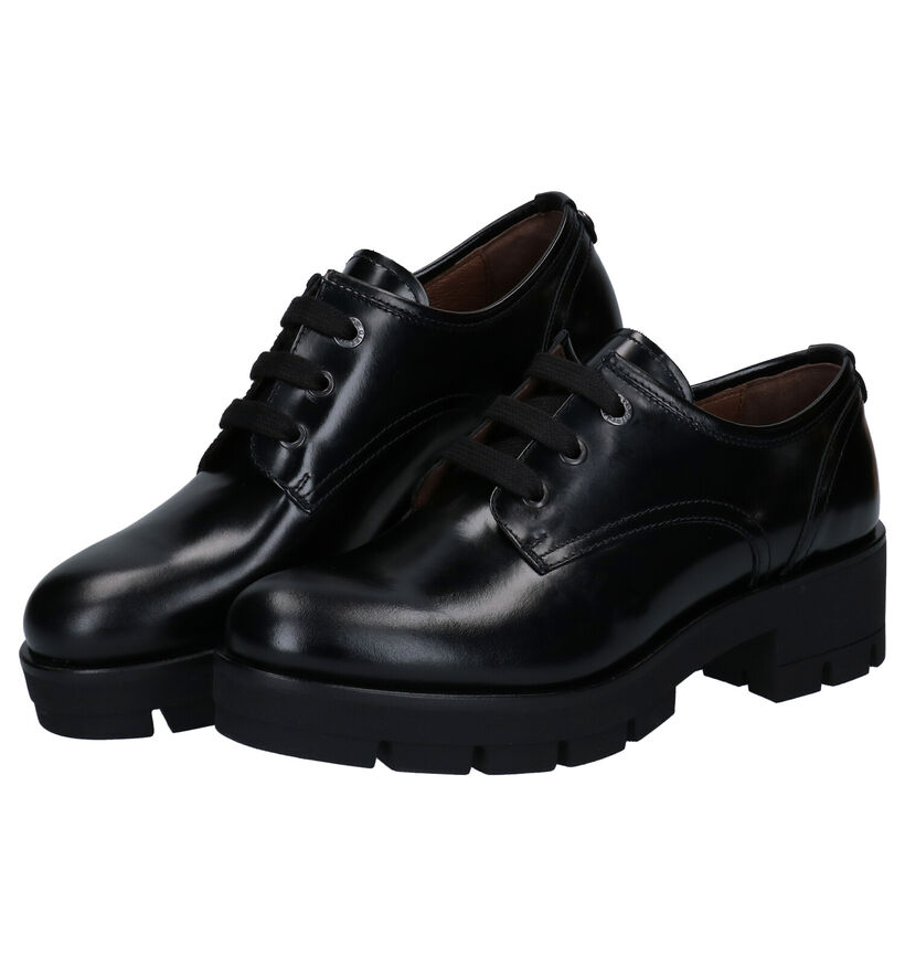 NeroGiardini Chaussures à lacets en Noir en cuir (283226)