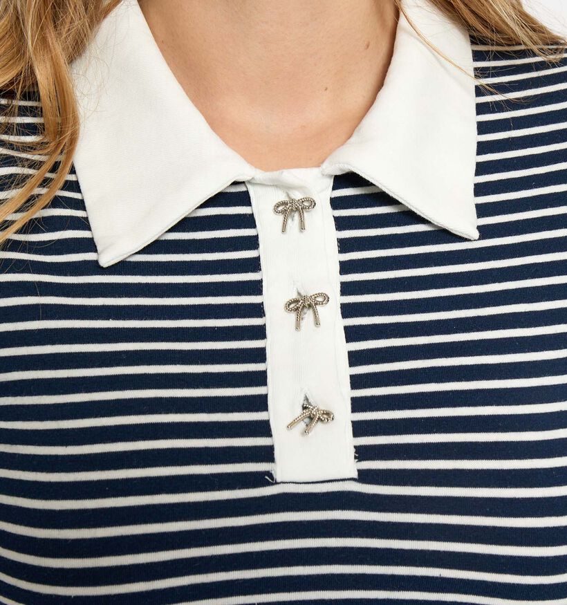 Minus Malle Donkerblauwe Polo T-shirt voor dames (371810)