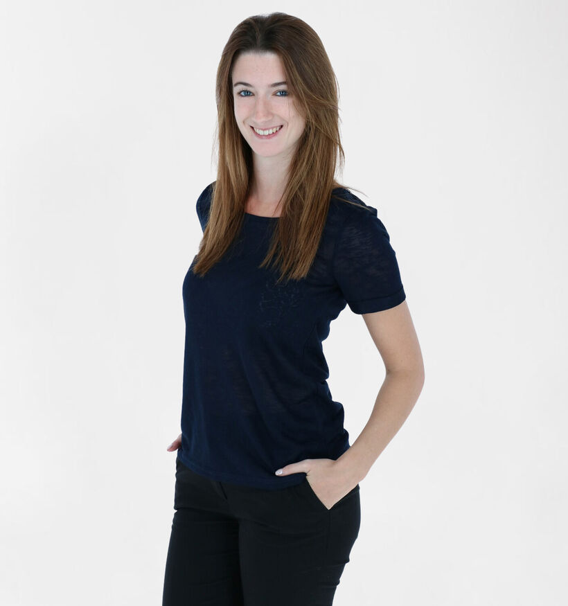 Vila Sumi T-shirt en Bleu (287722)