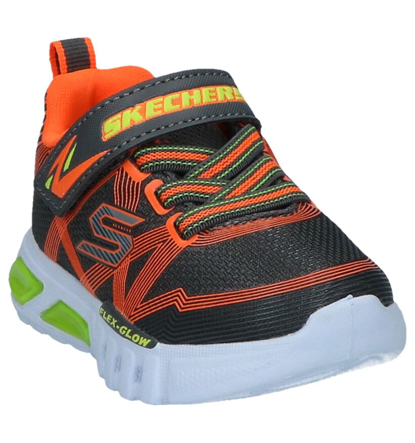 Oranje Sneakers Skechers Flex Glow in stof (250704)