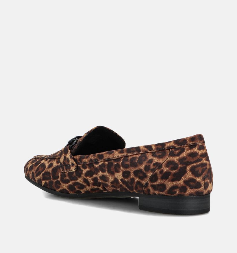 Marco Tozzi Bruine/Leopard Mocassins voor dames (360735)