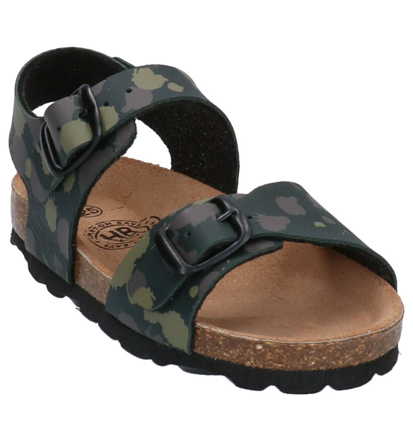 Hampton Bays Sandales en Vert kaki en simili cuir (266241)