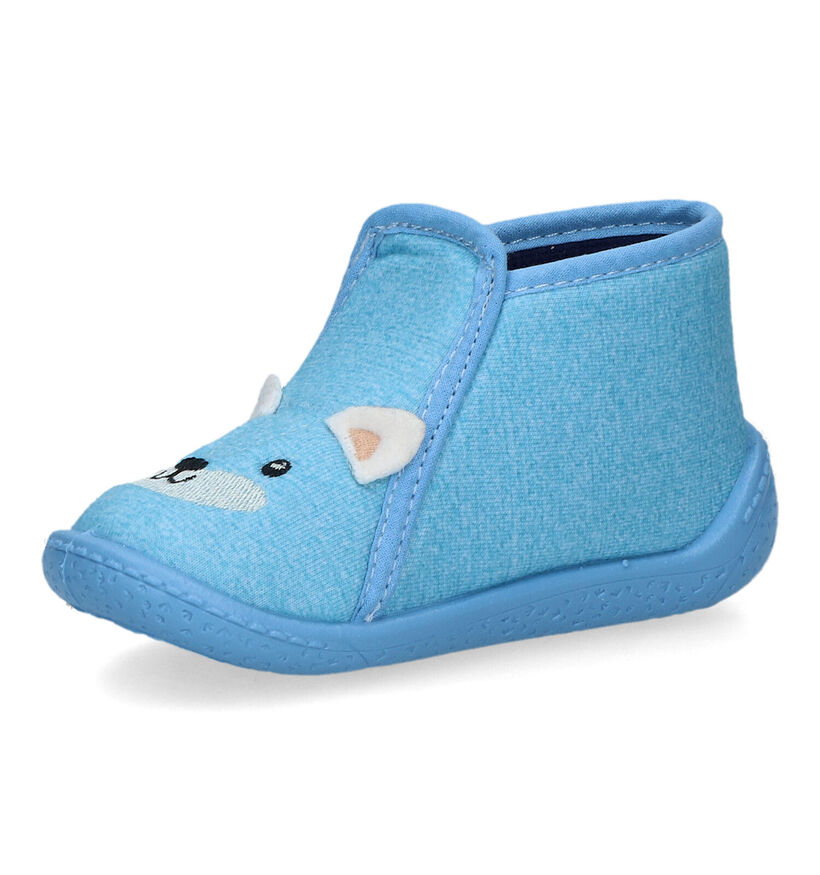 Milo & Mila Pantoufles pour bébé en Bleu clair pour garçons (325234)