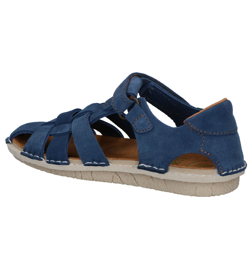 El Naturalista Terra Blauwe Sandalen in nubuck (288640)