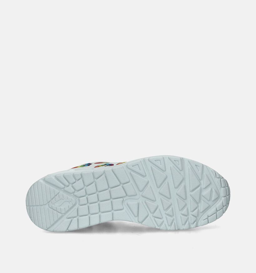 Skechers Uno Prism Kisses Witte Sneakers voor dames (352260)
