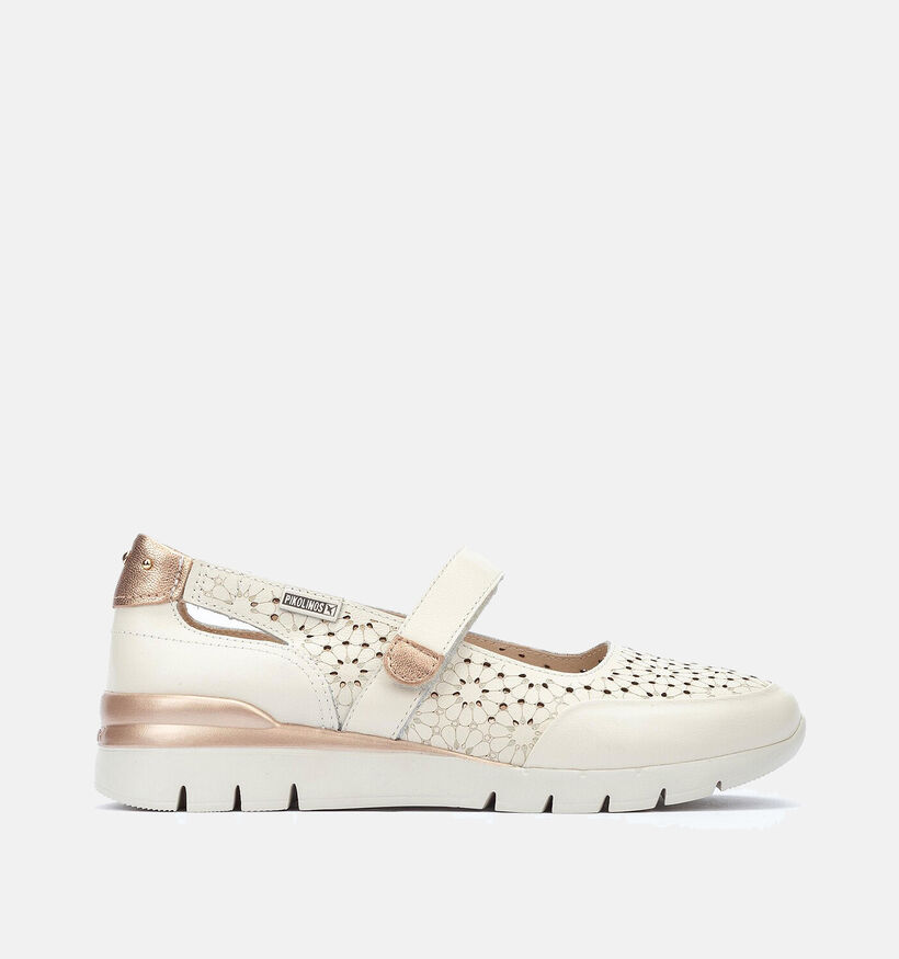 Pikolinos Cantabria Ecru Velcroschoenen voor dames (354671) - geschikt voor steunzolen