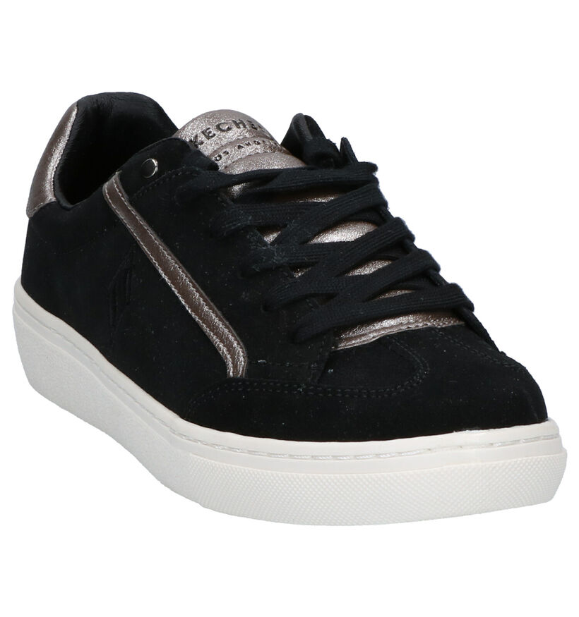 Skechers Chaussures à lacets en Noir en daim (264478)