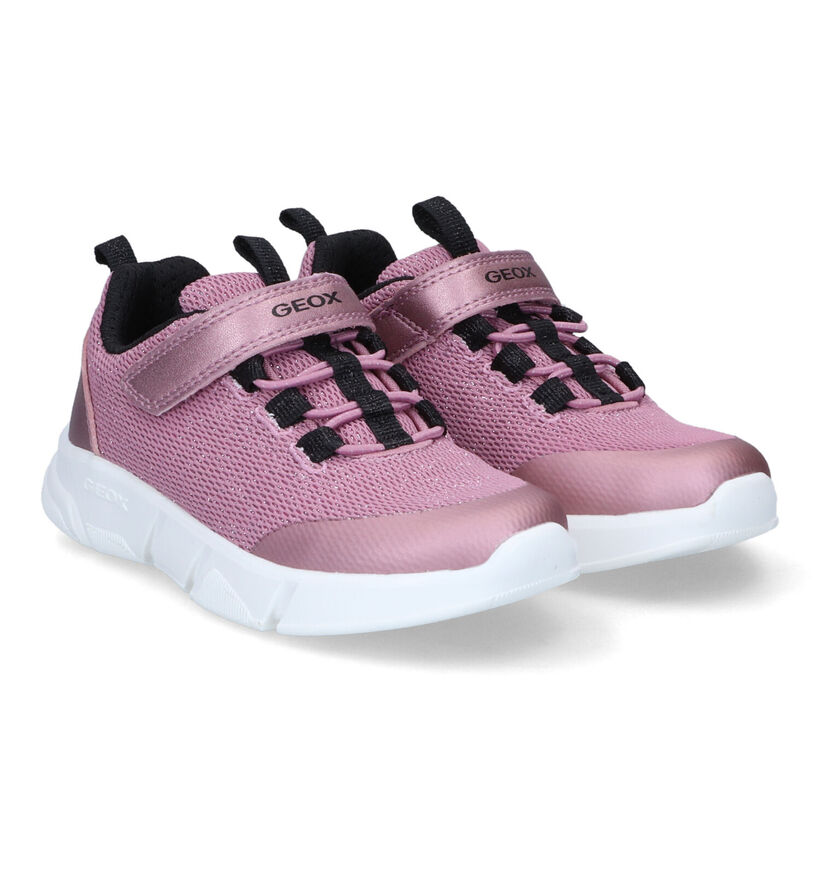 Geox Aril Roze Sneakers voor meisjes (312538) - geschikt voor steunzolen