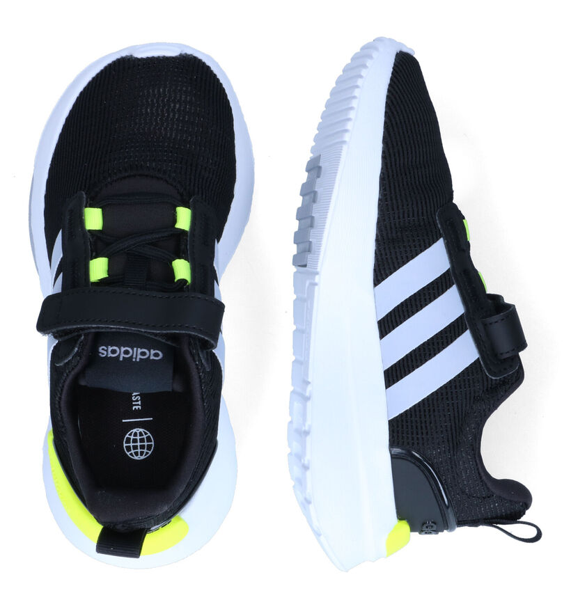 adidas Racer TR21 I Baskets en Noir pour garçons (311322) - pour semelles orthopédiques
