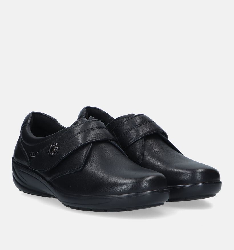 G-Comfort Zwarte Velcroschoenen voor dames (331688) - geschikt voor steunzolen
