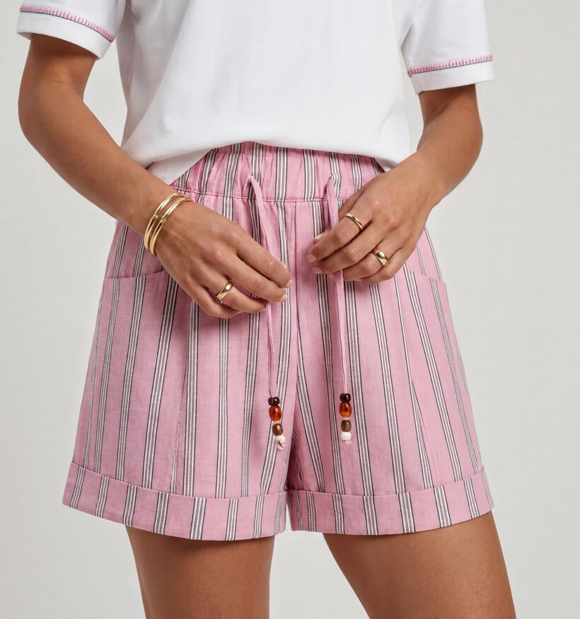 Ador&eacute; Cecilianne Short en Rose pour femmes (379153)