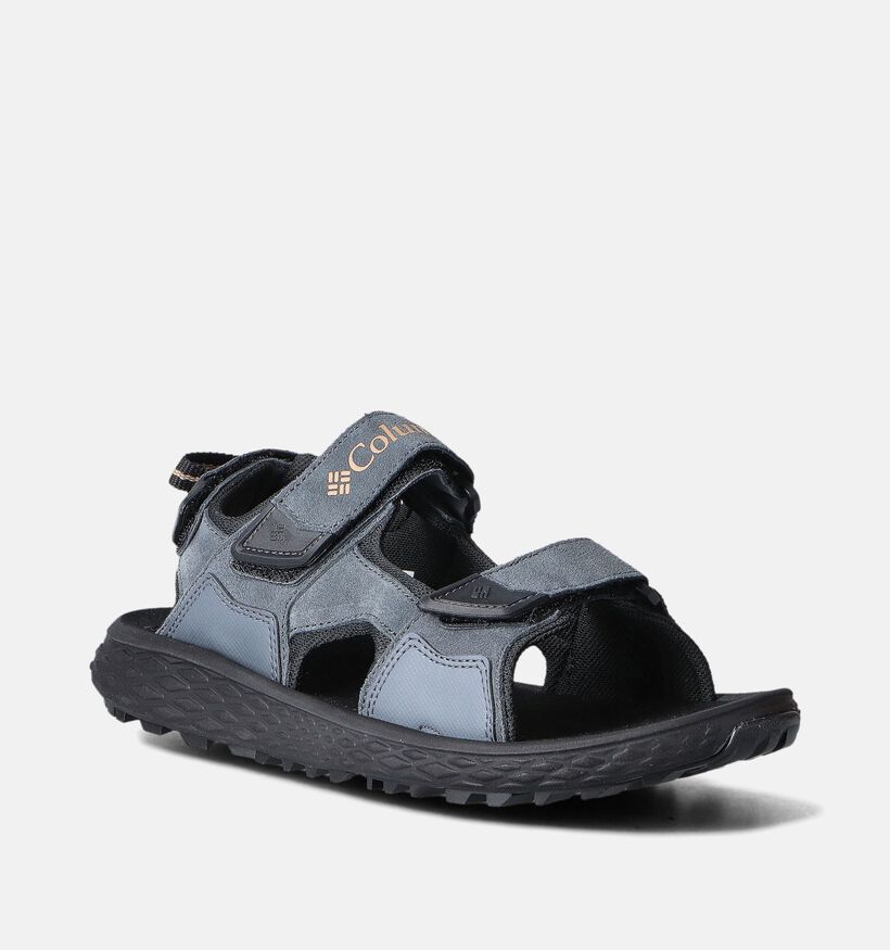Columbia Konos Hiker 3-Strap Sandales en Gris pour hommes (352801) - pour semelles orthopédiques