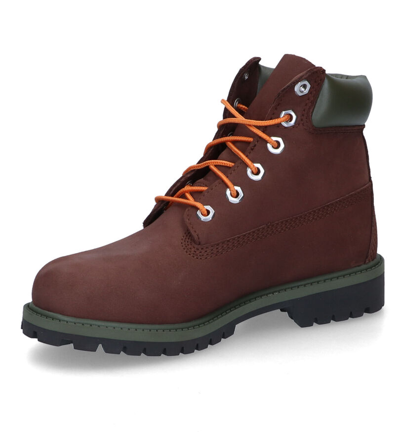 Timberland 6 Inch Premium WP Bottines en Brun pour garçons (313065) - pour semelles orthopédiques