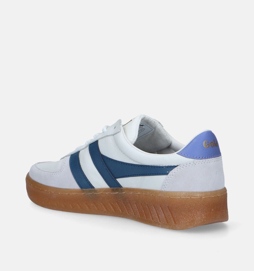 Gola Grandslam Elite Baskets en Blanc pour femmes (336887) - pour semelles orthopédiques