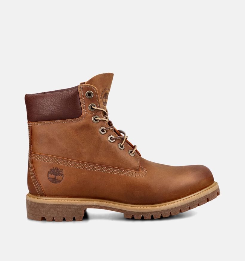 Timberland 6 Inch Premium Boot Cognac Boots met Veters voor heren (376470) - geschikt voor steunzolen