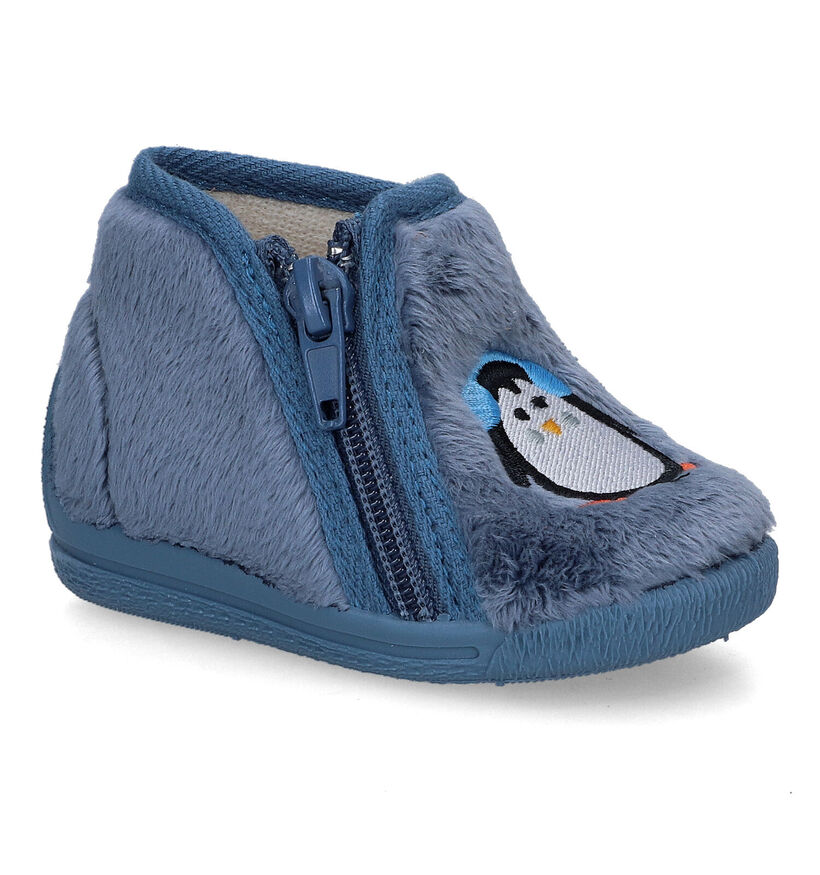 Bellamy Manuel Pantoufles en Bleu pour gar&ccedil;ons (316982)