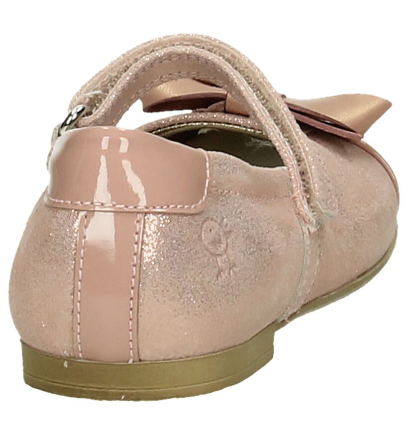 Rondinella Roze Metallic Ballerina's met Bandje in lak (194069)