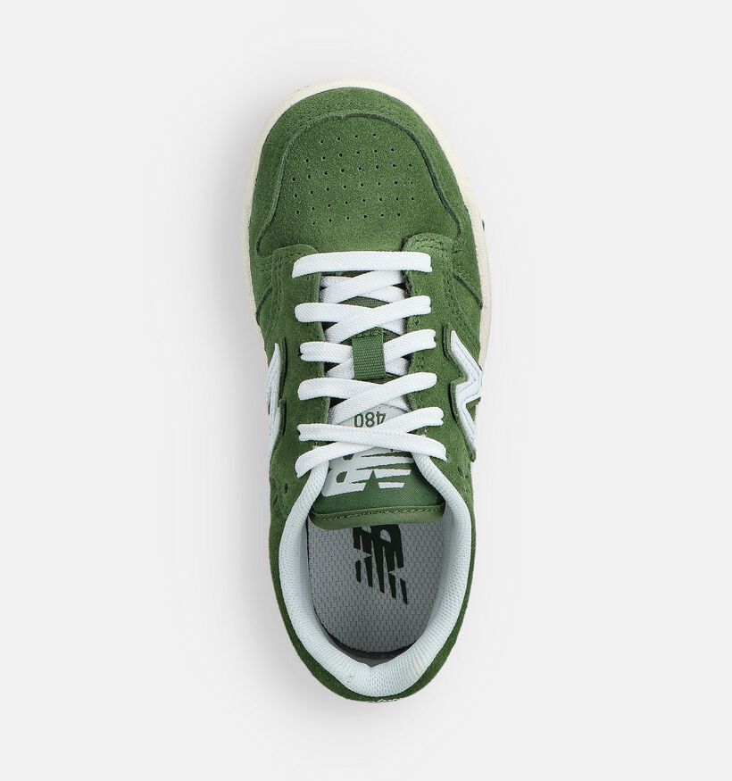 New Balance Baskets basses en Vert pour filles, garçons (358708) - pour semelles orthopédiques