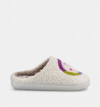 Torfs Home Pantoffels Wit/Roze