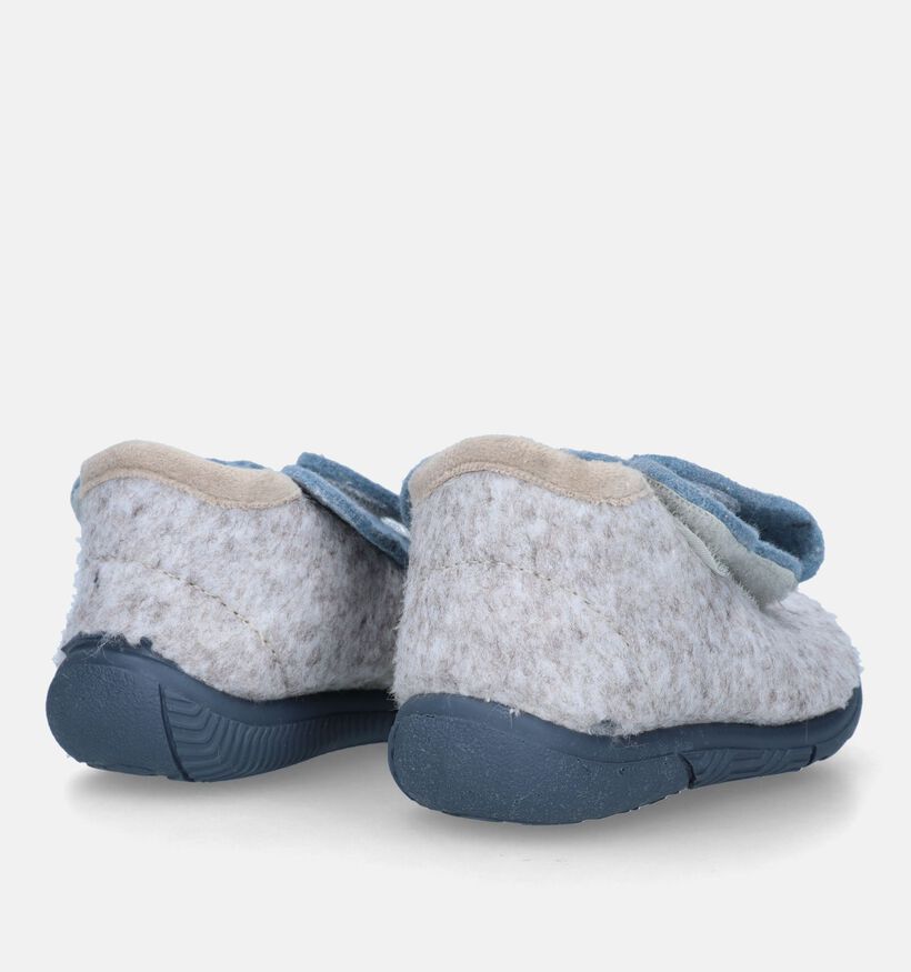 Milo & Mila Pantoufles pour bébé en Beige pour filles, garçons (332293) - pour semelles orthopédiques