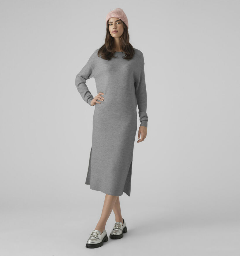 Vero Moda Lefile Grijze Midi jurk voor dames (344043)
