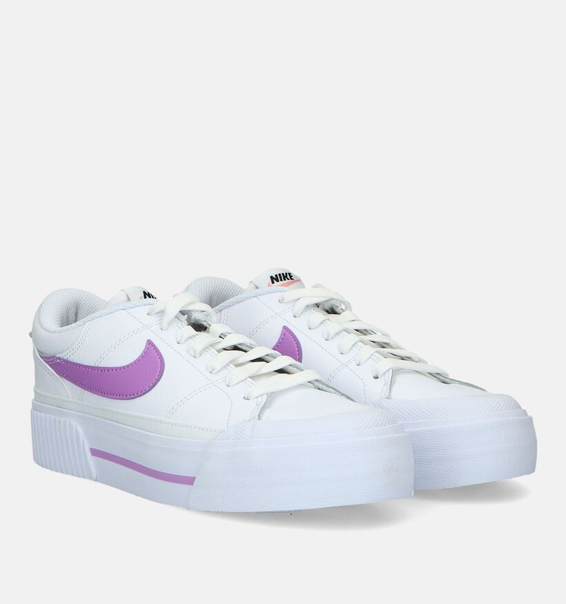 Nike Court Legacy Lift Zwarte Platform Sneakers voor dames (324635) - geschikt voor steunzolen
