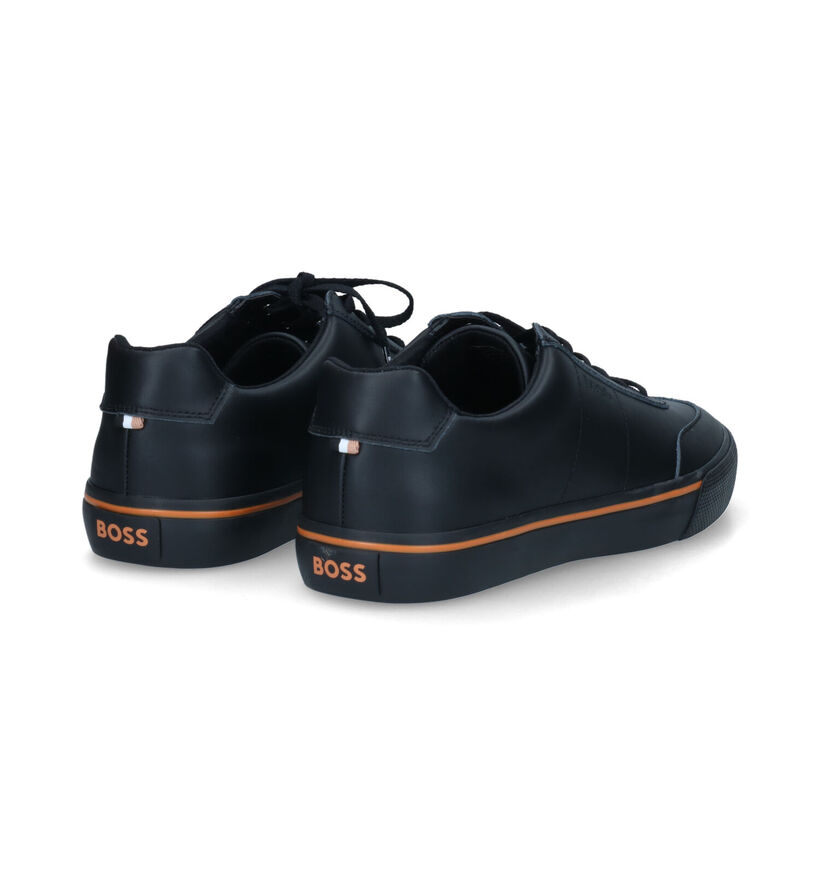 Boss Aiden Tenn Chaussures à lacets en Noir en simili cuir (317540)
