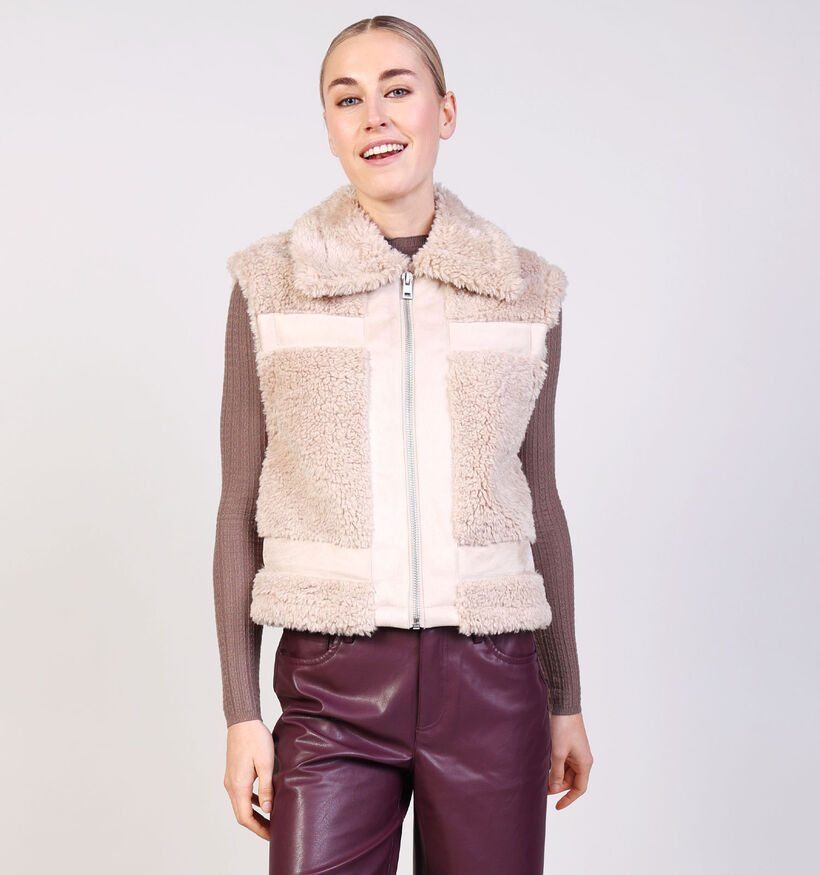 Minus Alda Veste sans manches en Beige pour femmes (359846)