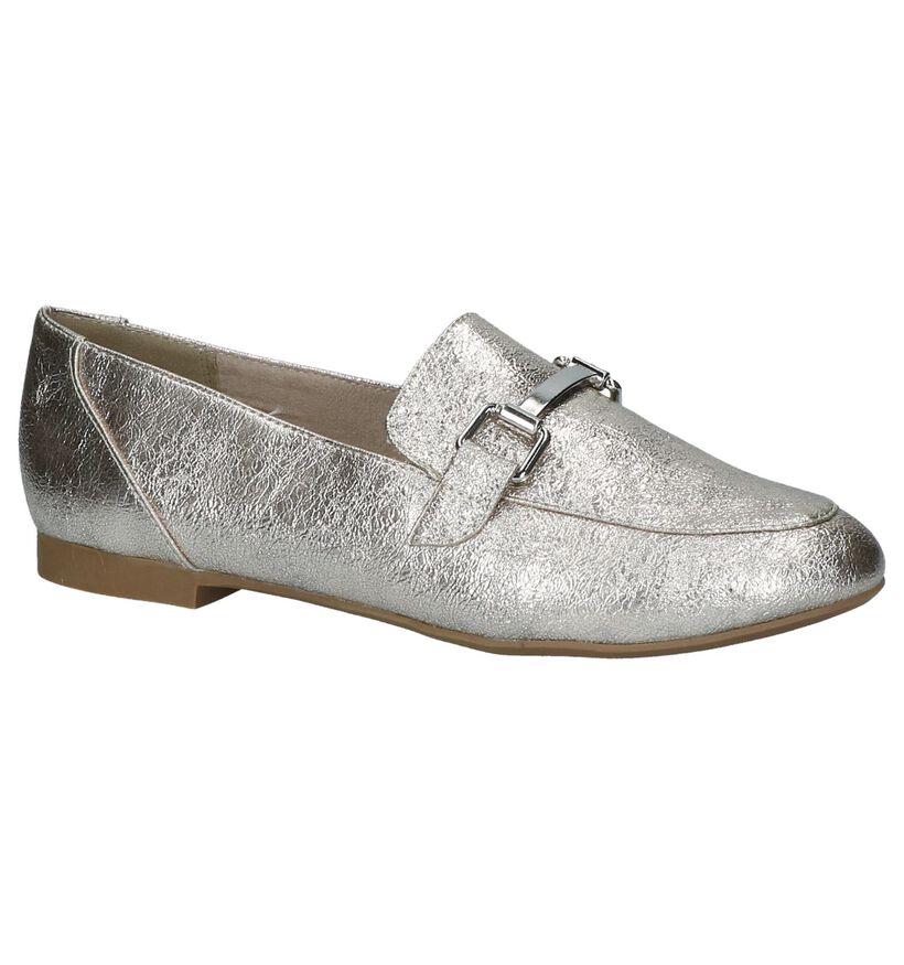 Marco Tozzi Gouden Loafers in kunstleer (214453)