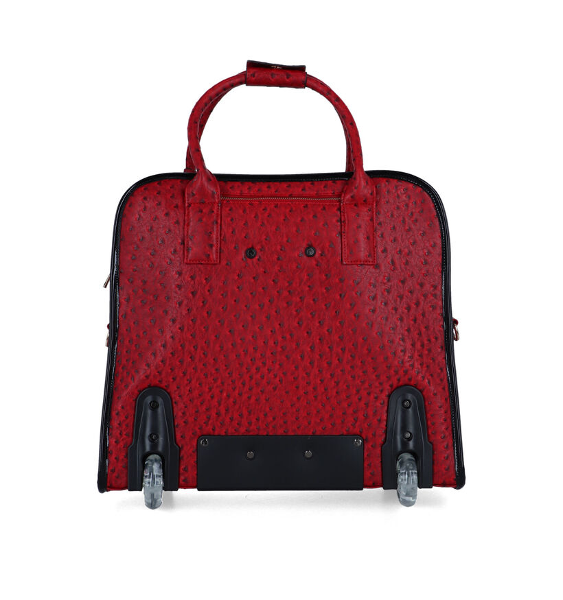 Olivia Lauren Stripes Sac à roulettes en Noir pour femmes (341732)