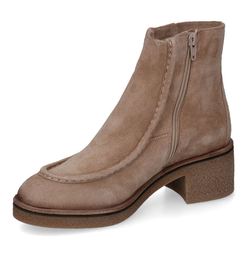 Softwaves Bottines à talons en Vert kaki pour femmes (316724) - pour semelles orthopédiques