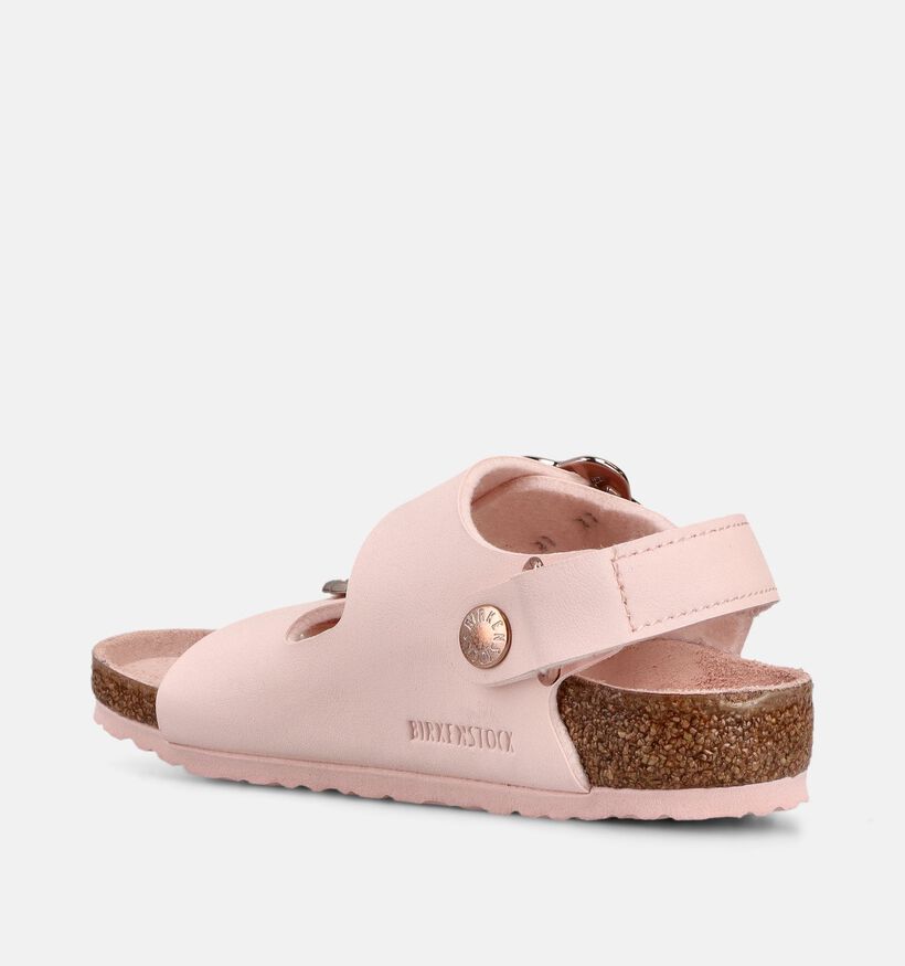 Birkenstock Milano As Flower Lichtroze Sandalen voor meisjes (368272)