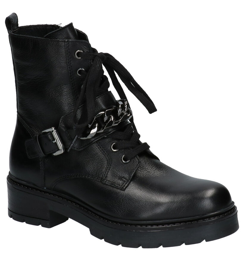 Via Limone Zwarte Boots in leer (258780)