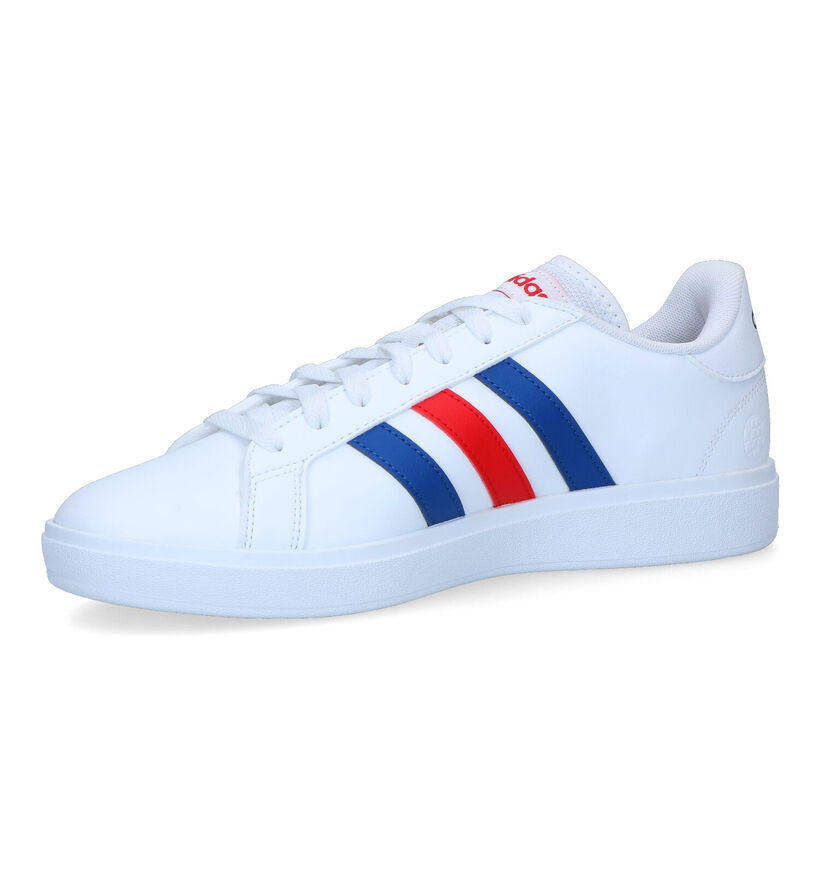 adidas Grand Court Base 2.0 Baskets basses en Noir pour hommes (357083) - pour semelles orthopédiques
