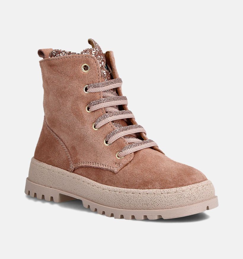 STONES and BONES Svasa Roze Hoge Schoenen voor meisjes (361989) - geschikt voor steunzolen